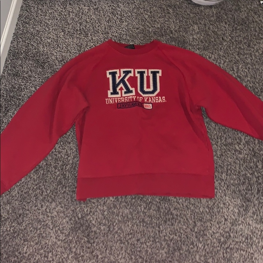 kansas crewneck sweatshirt